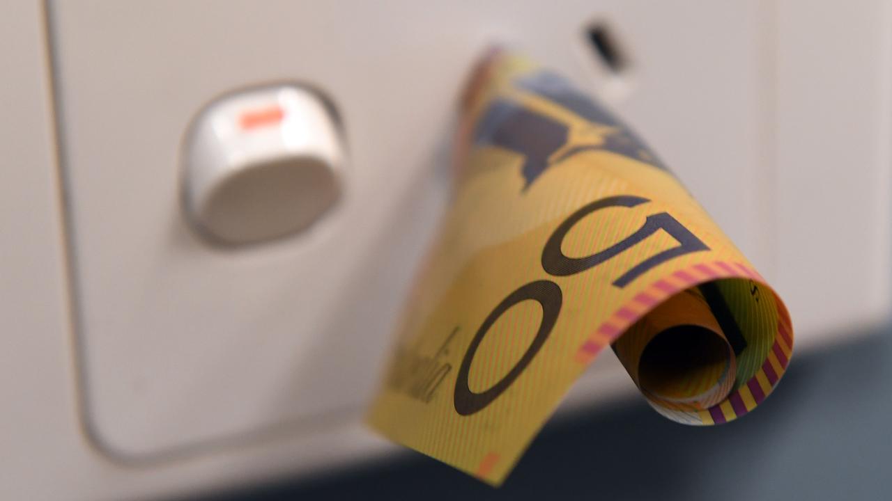 A $50 note inserted into a power point (file image)