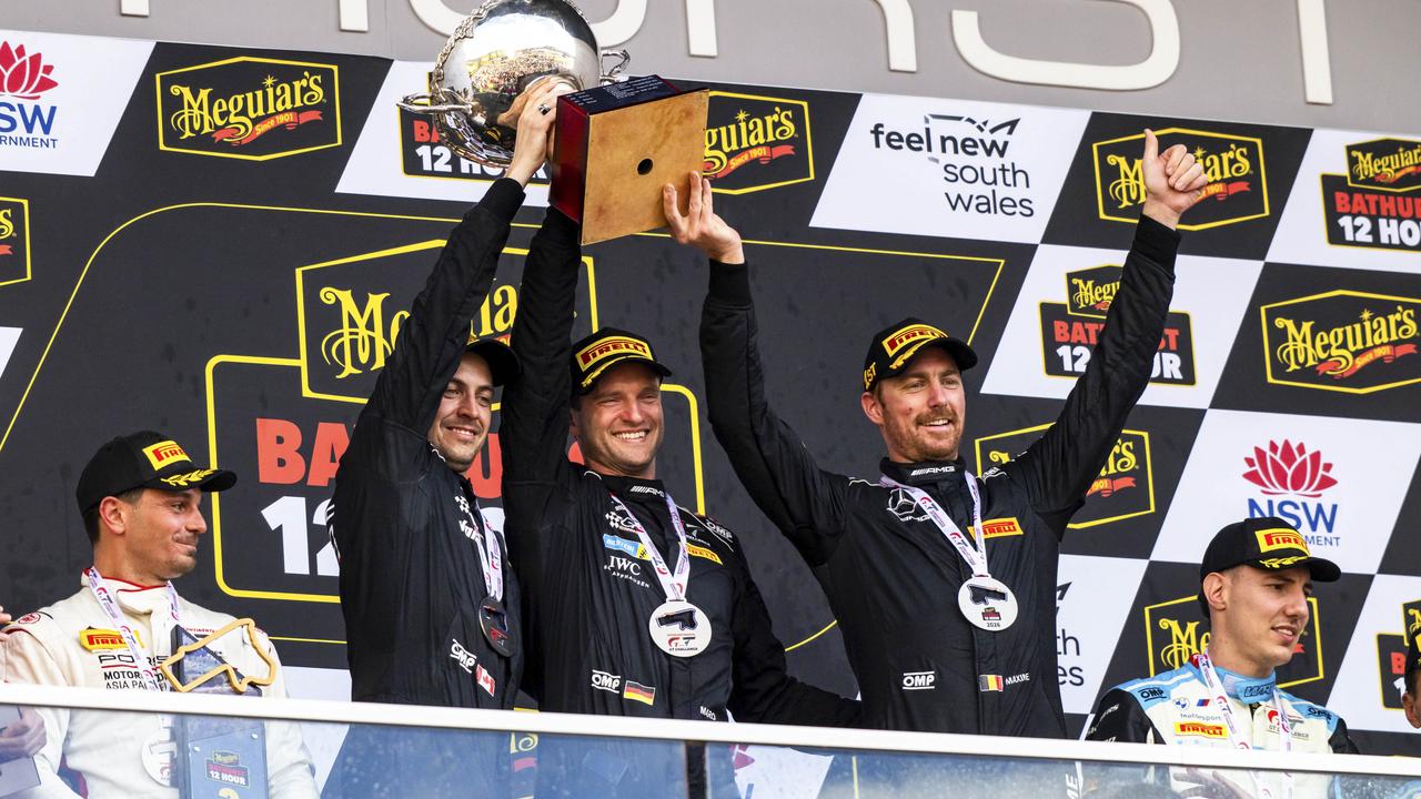 Maro Engel, Mikael Grenier and Maxime Martin.