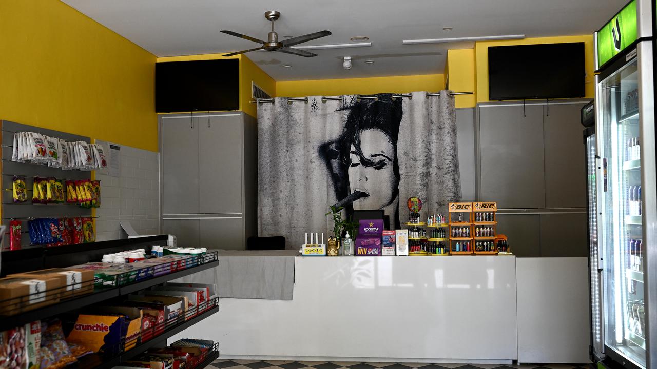 A file photo of an illegal tobacco store 