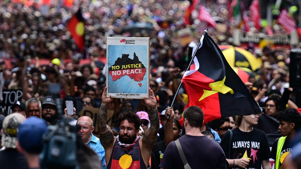 Invasion Day rally in Sydney (file)