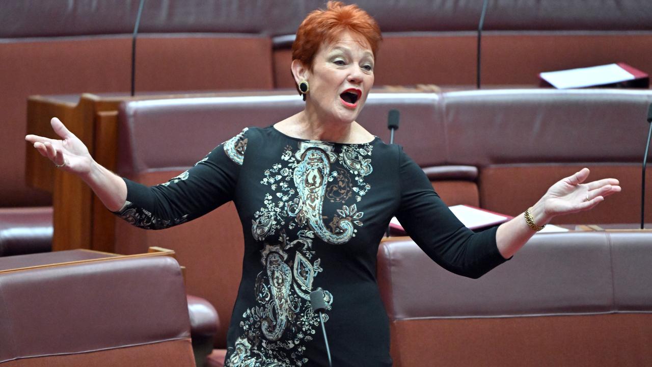 One Nation Leader Pauline Hanson