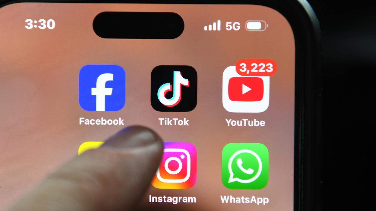 Social media apps (file image)
