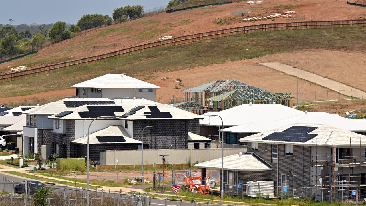 New houses at a housing estate (file image)
