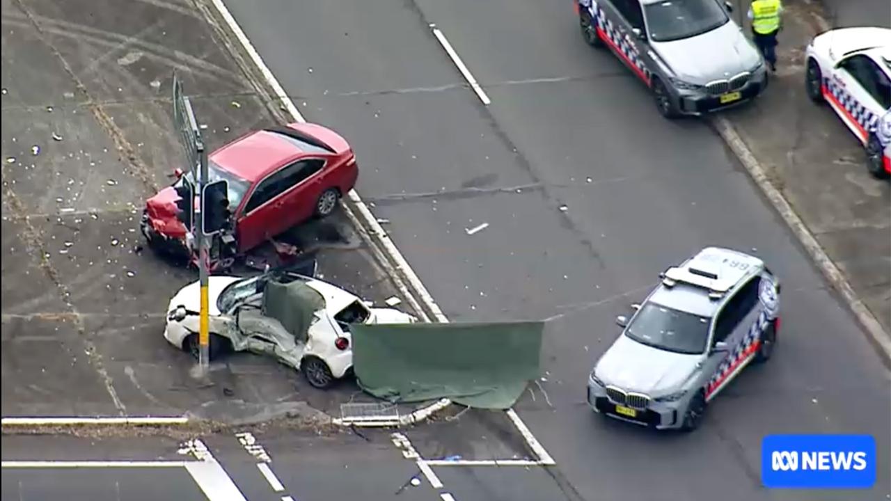 Camden South crash scene