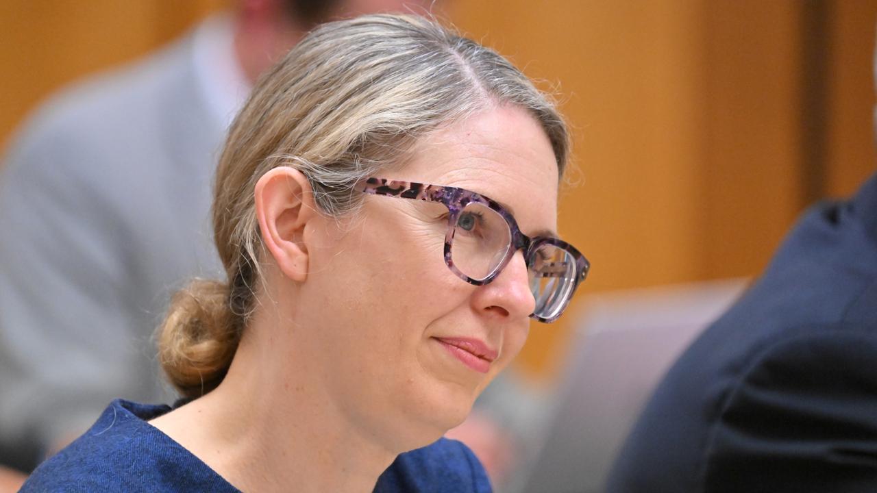 Danielle Wood during Senate estimate hearings