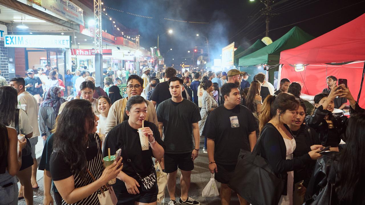 People visit Lakemba night markets (file image)