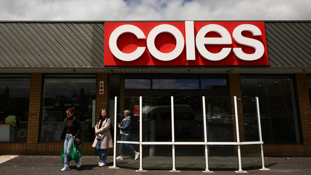 Coles signage (file)