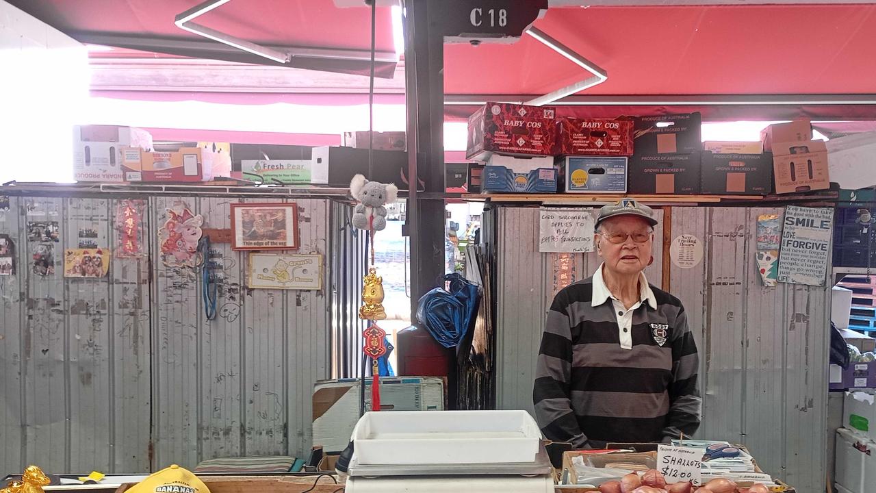 Wing Chinn at his stall