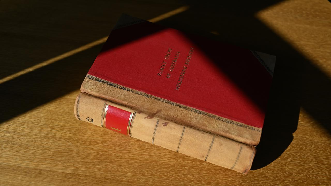 A Family Court Melbourne Registry book 