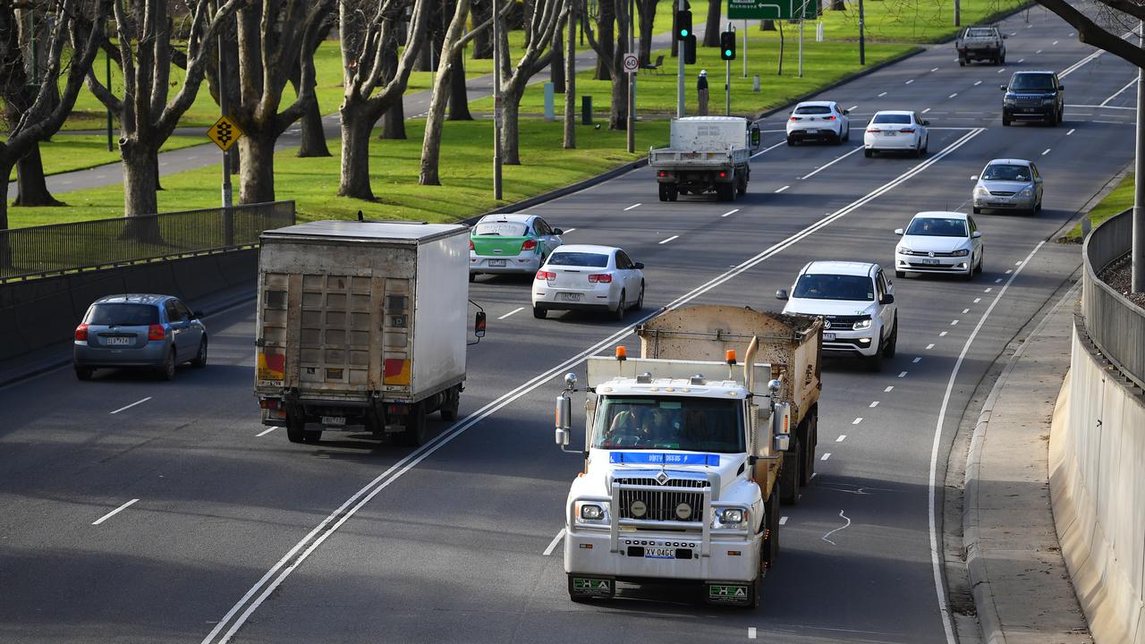 Traffic on a major road (file image)