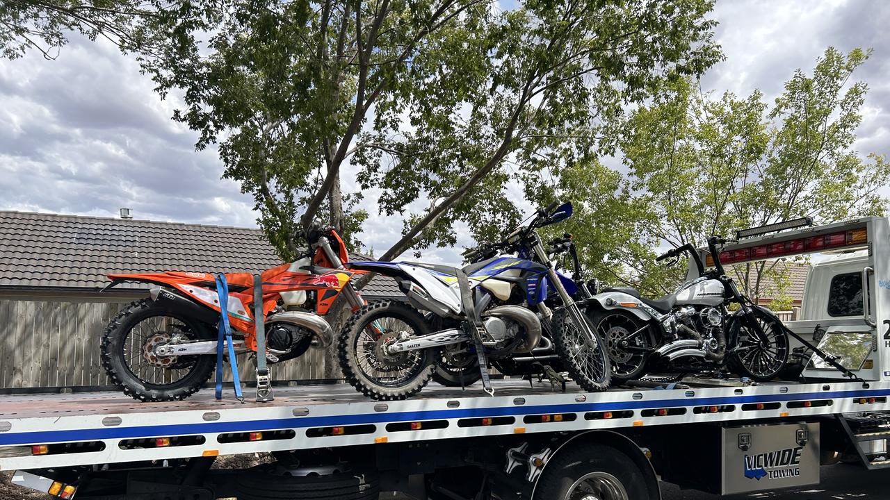 Stolen motorbikes