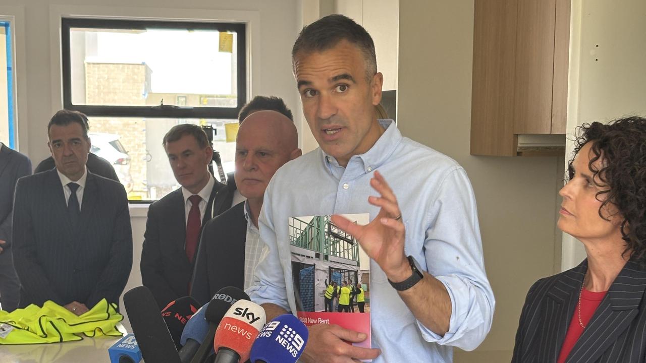 Premier Peter Malinauskas announces the rent to buy policy