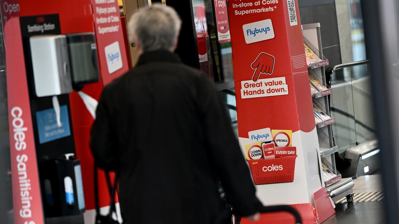 Coles signage (file)