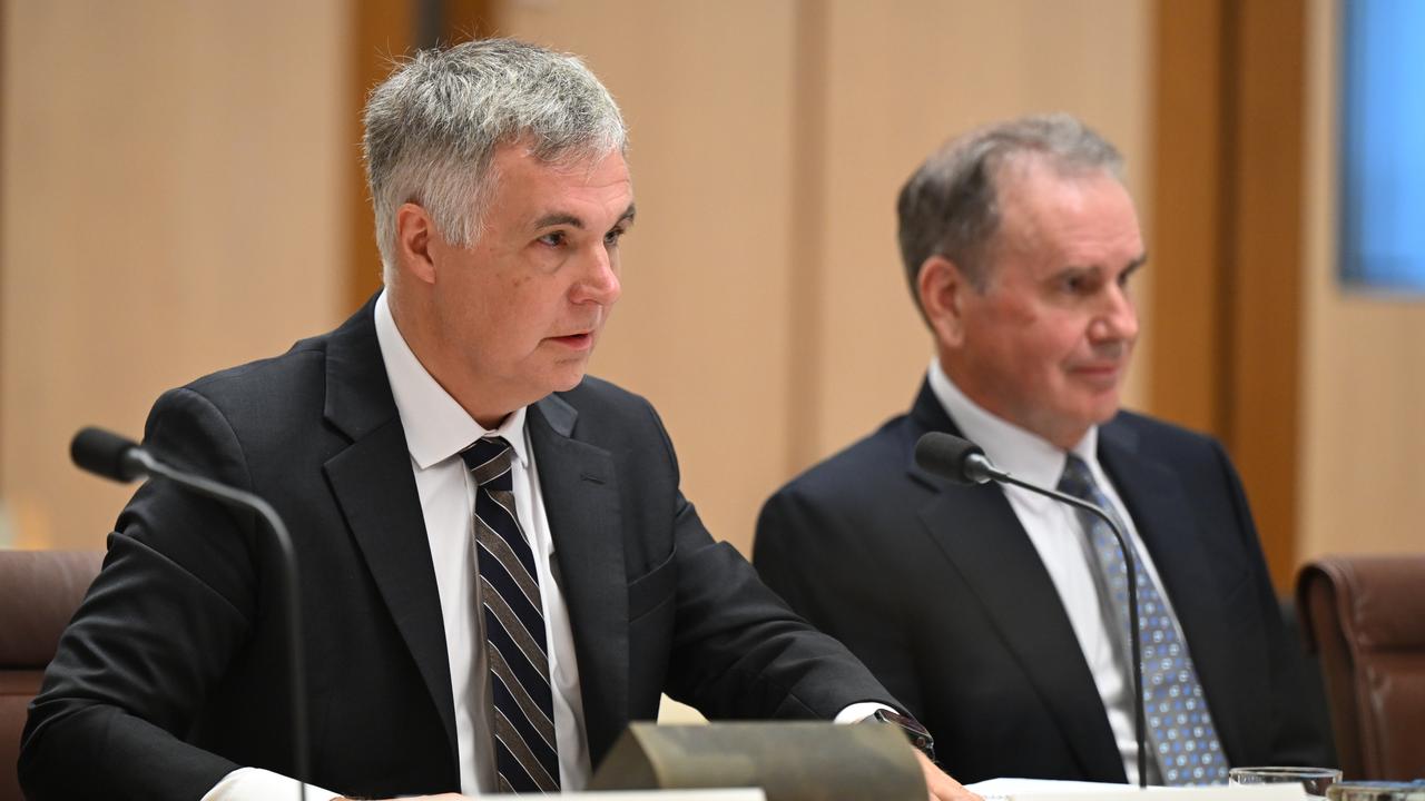 Optus CEO Stephen Rue at the hearing