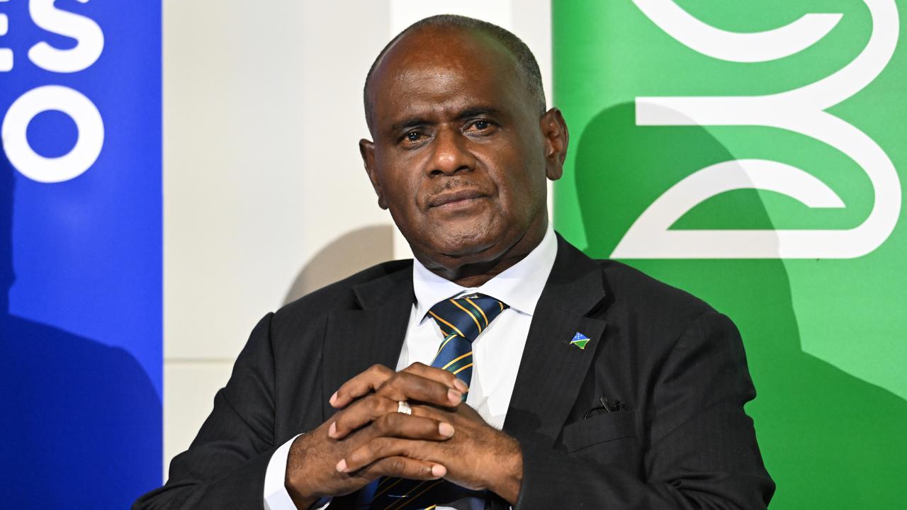 Solomon Islands Prime Minister Jeremiah Manele (file image)
