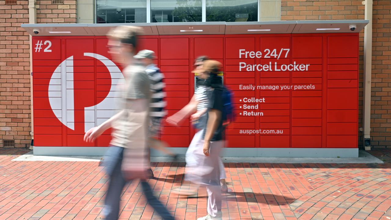 An Australia Post parcel locker (file image)