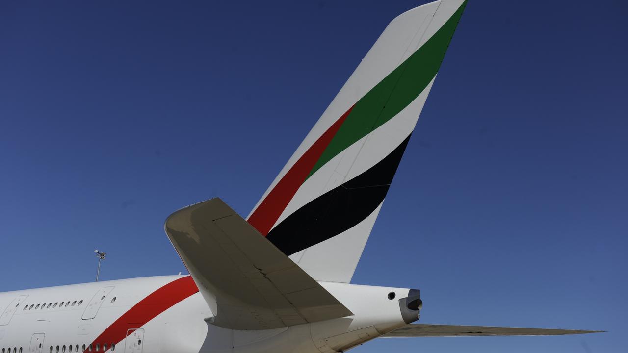 An Emirates plane