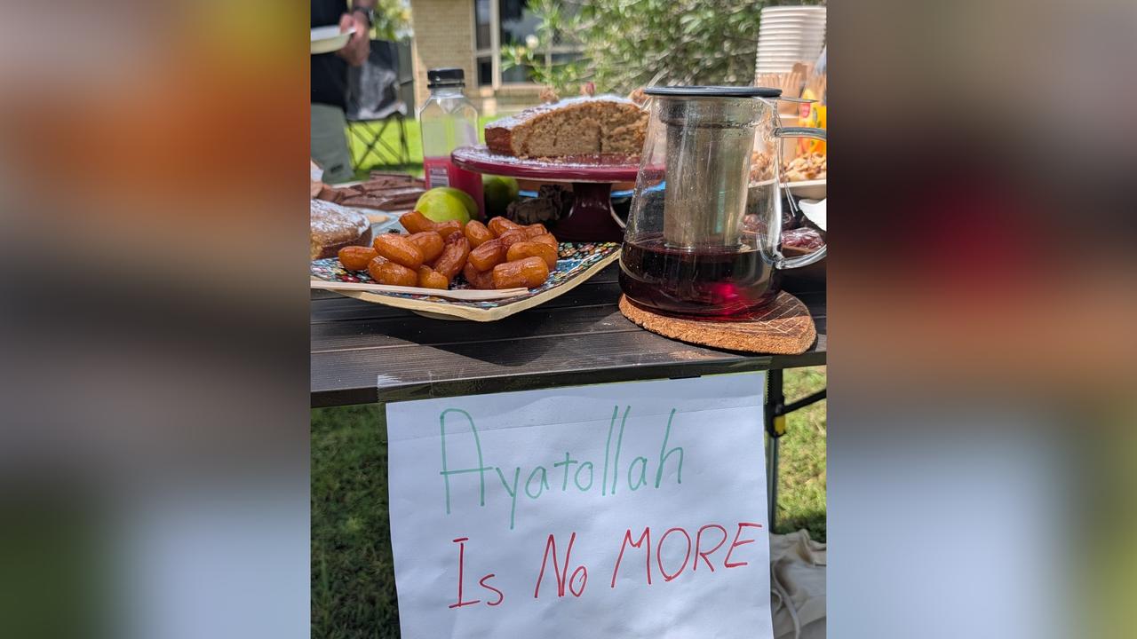 An Iranian-Australian family hosting a morning tea