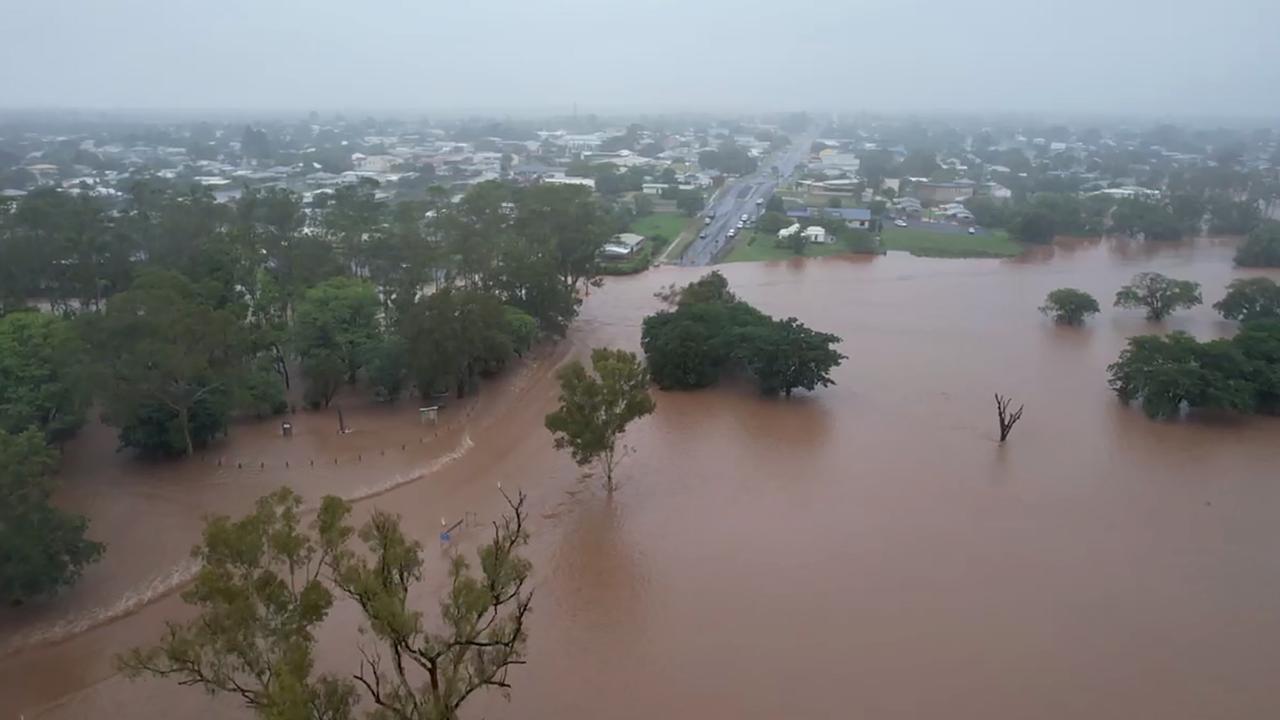 Flooding at Clermont, Queensland