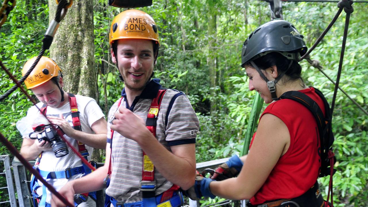 Couple on 'bucket list' trip before fatal zipline fall