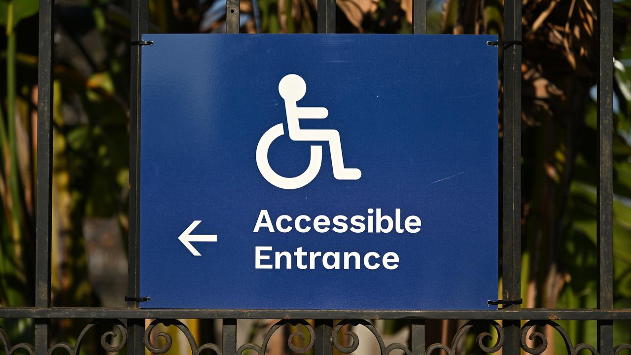 Signage for an accessible entrance