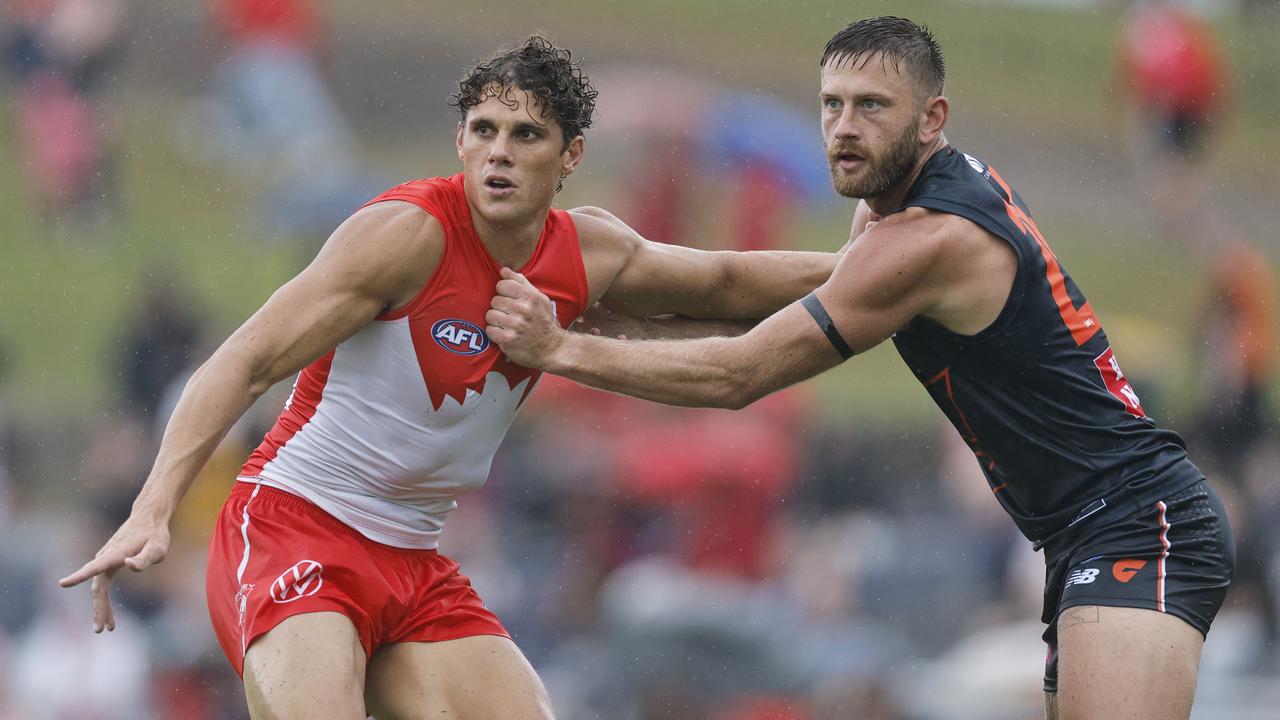 (L-R) Charlie Curnow and Jayden Laverde.