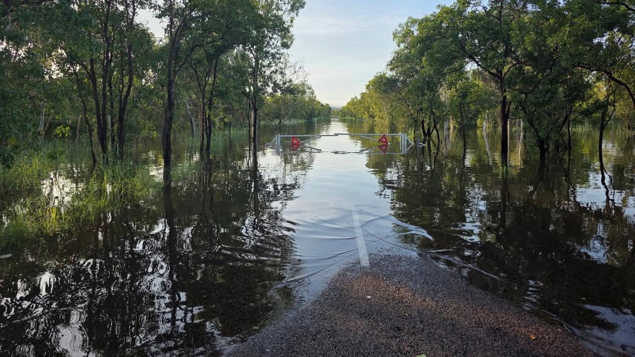 Flood waters in the Northern Territory.
