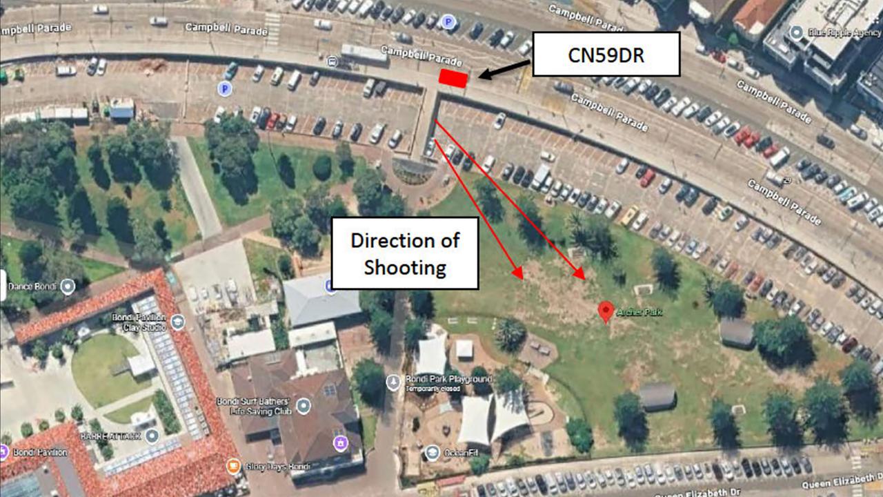 Bondi Beach shooting scene (file)