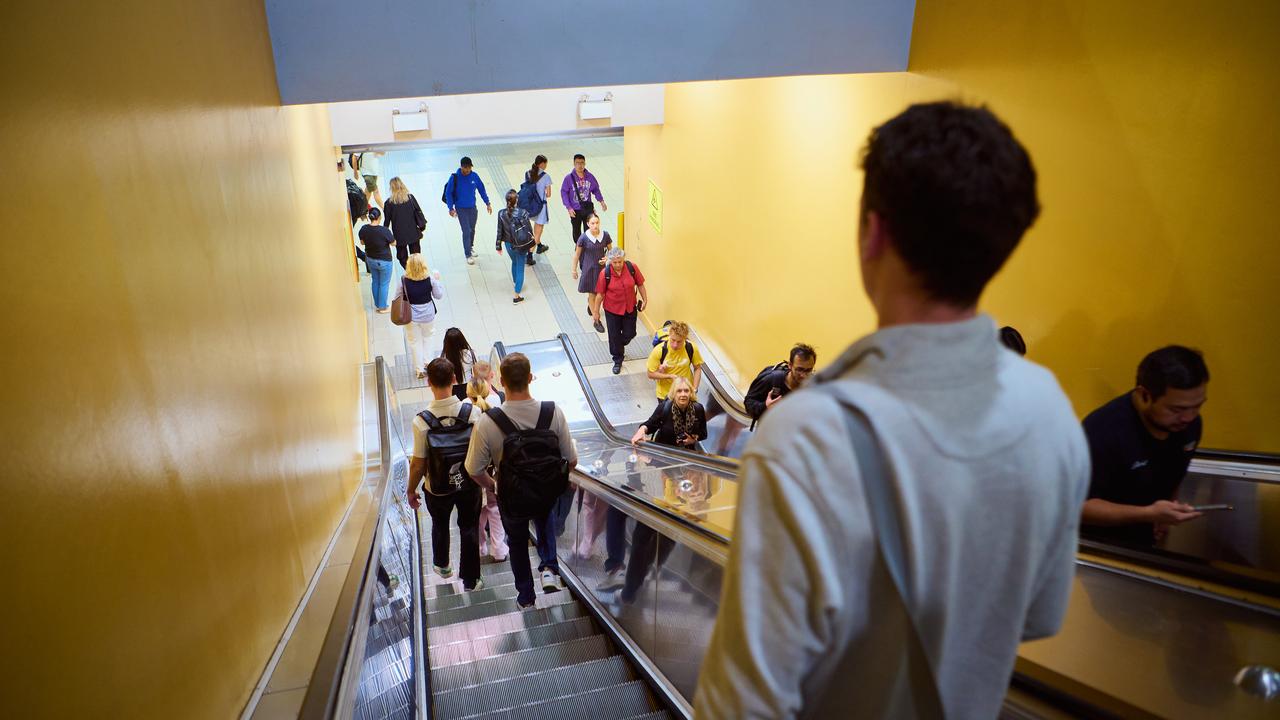 People on public transport