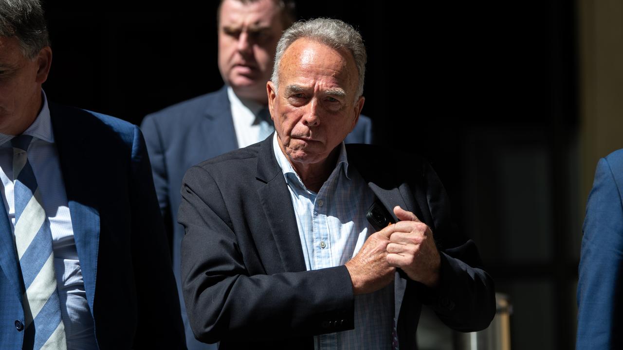 William Swale leaves the Victorian Coroners Court