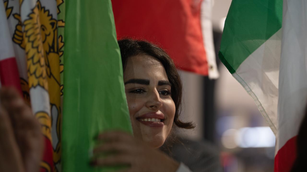 Iranian women's soccer protest