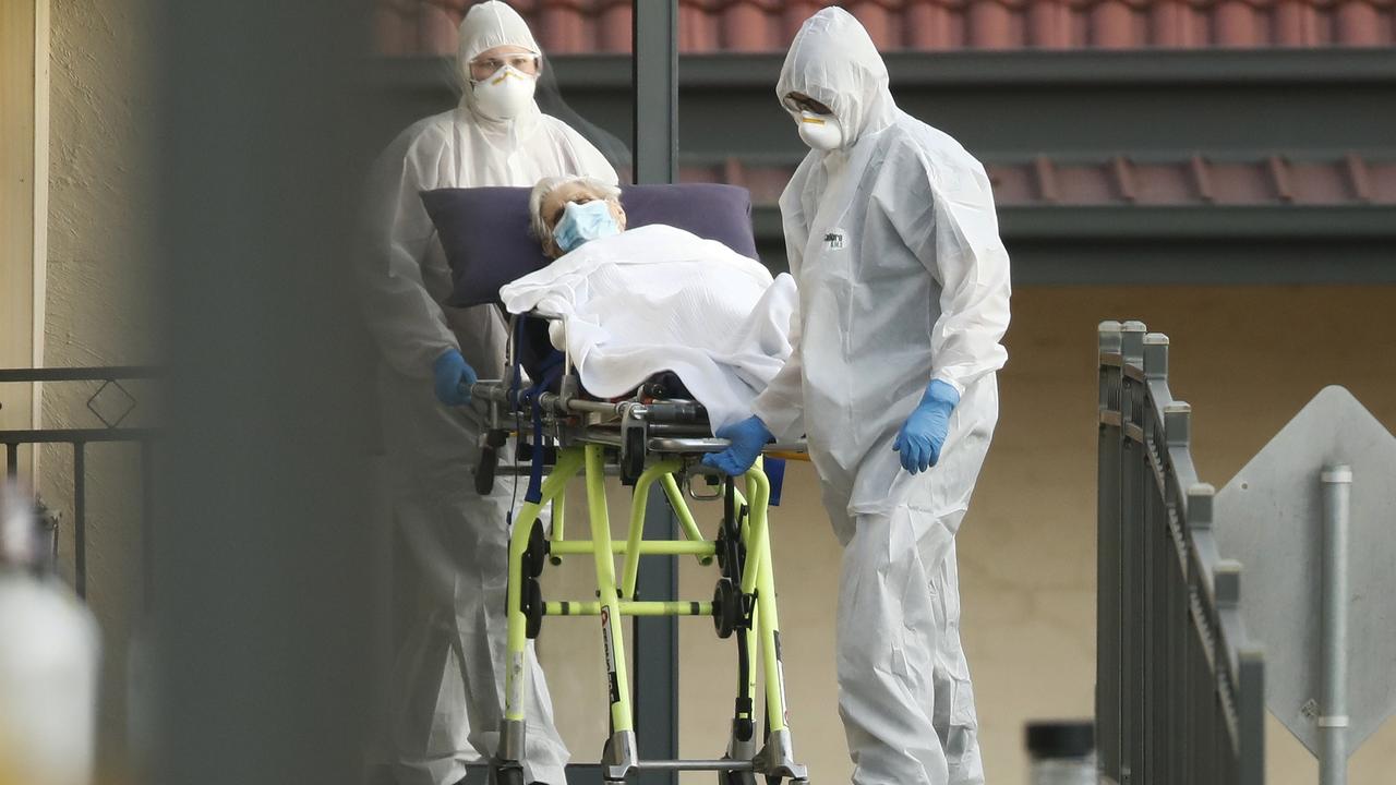 Resident being removed from St Basil's (file)