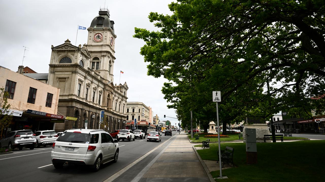 The Town Hall on Sturt Street in Ballarat (file image)