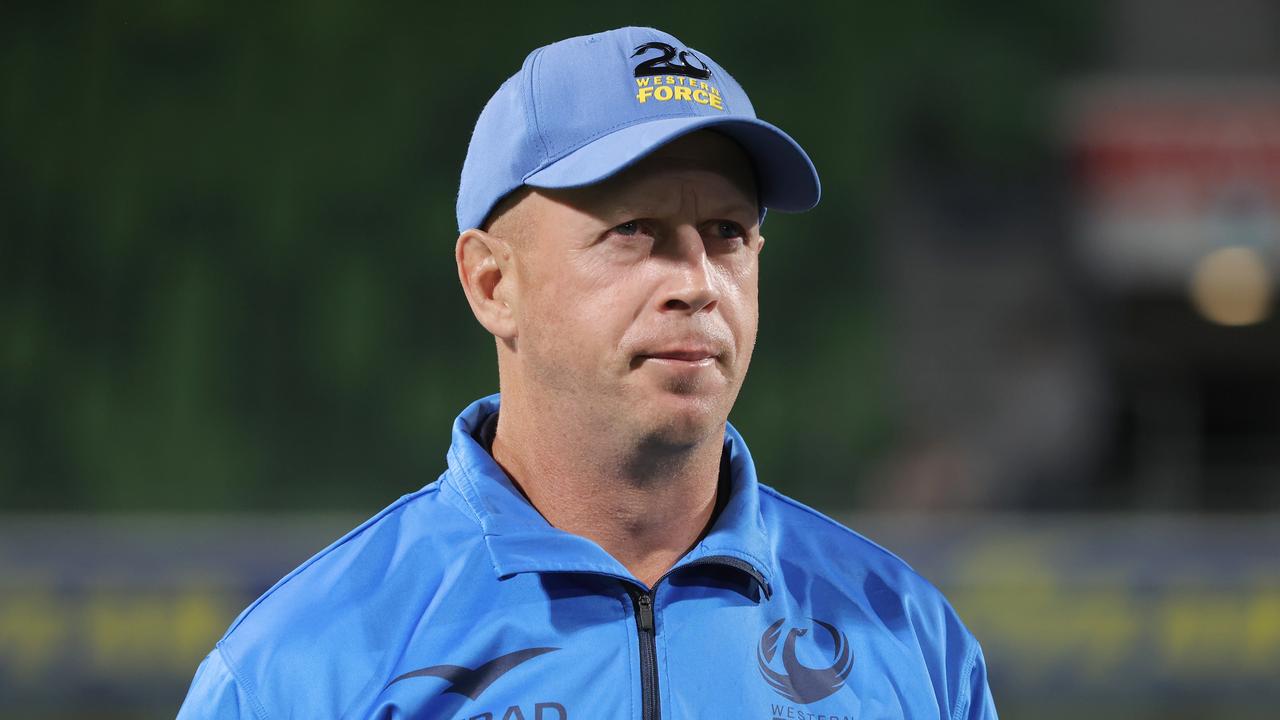 Western Force coach Simon Cron