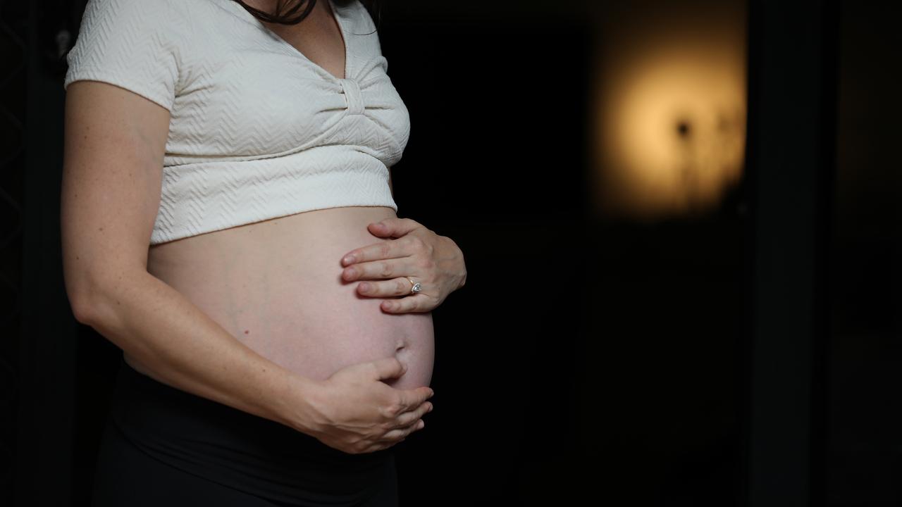 A pregnant woman (file)