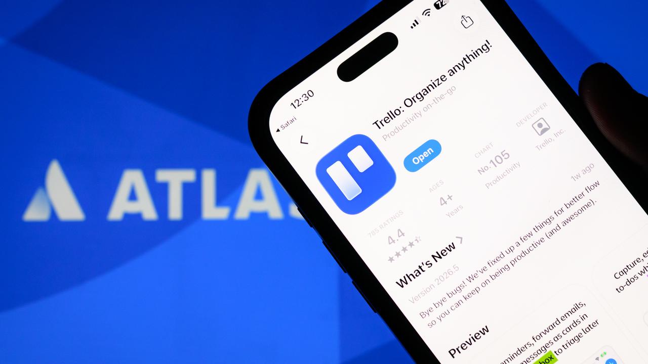 Atlassian app on a mobile phone