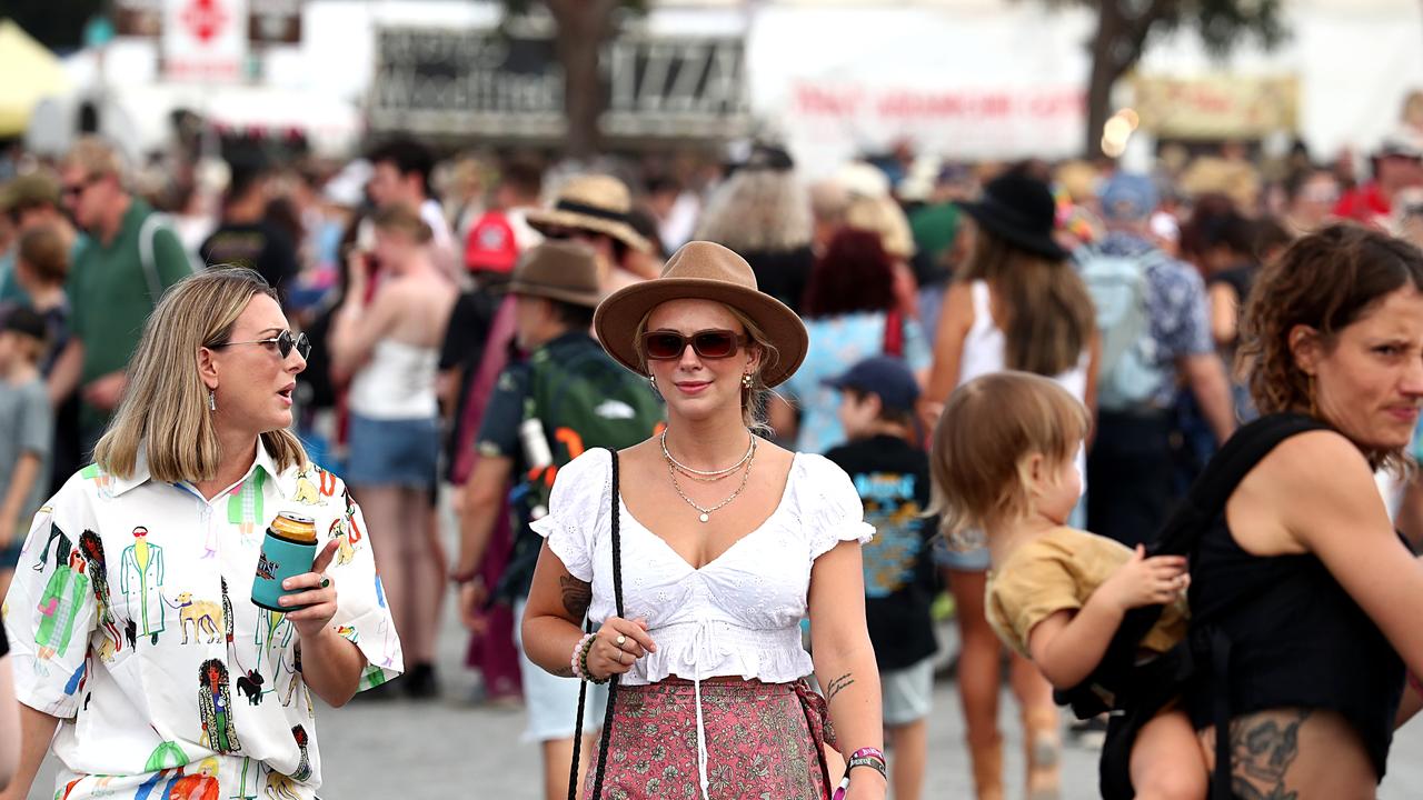 Festival goers at Bluesfest