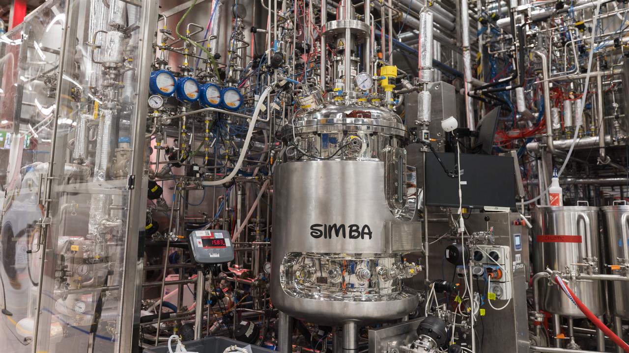 A bioreactor at the Vow cultured meat factory