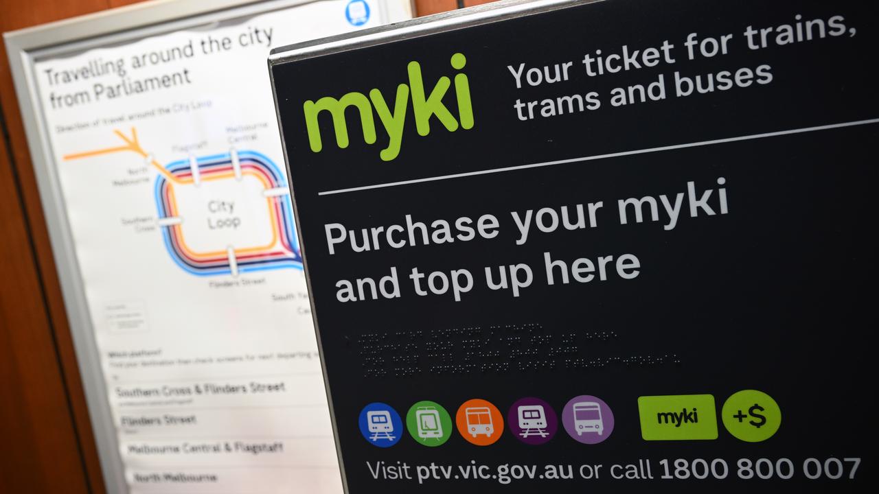 A Myki card reader