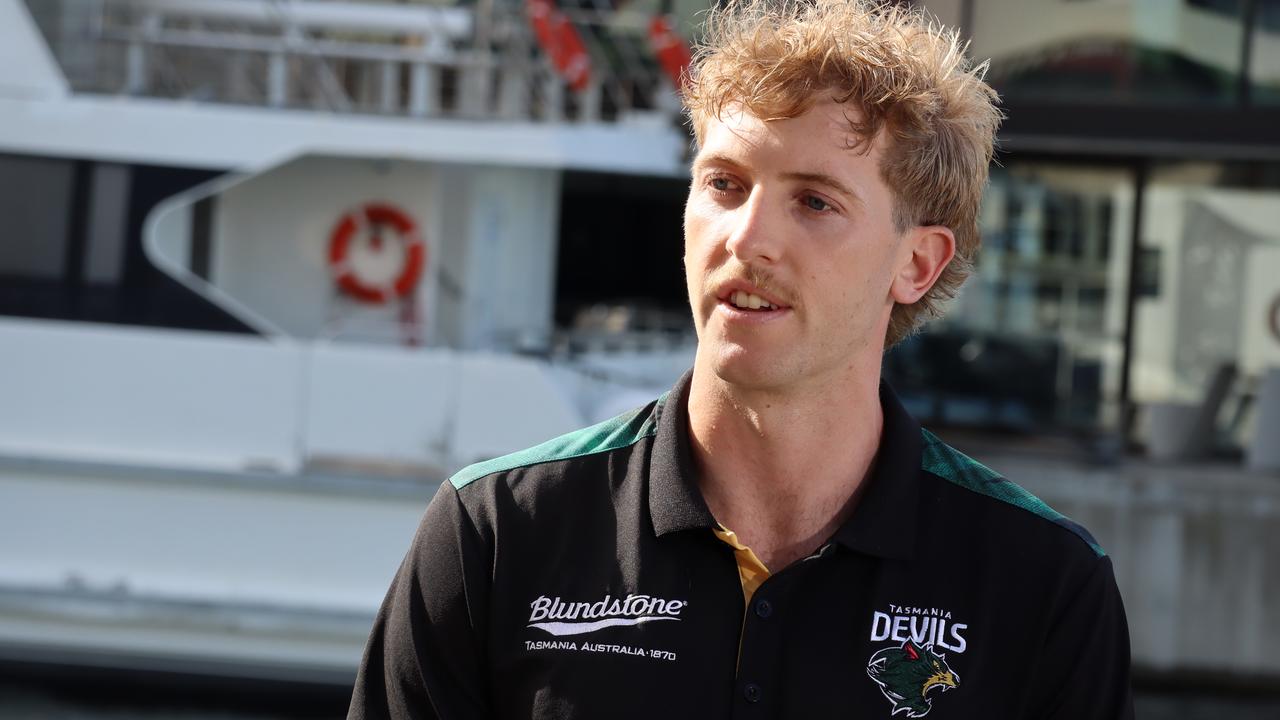 Devils midfielder Caleb Mitchell