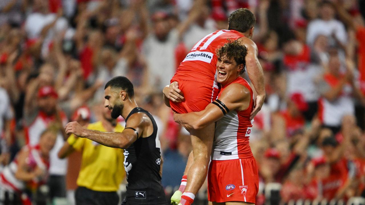 Charlie Curnow has made his presence felt.