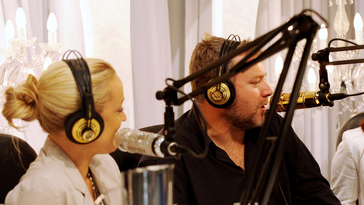 Kyle Sandilands and Jackie O on air in 2009 (file image)