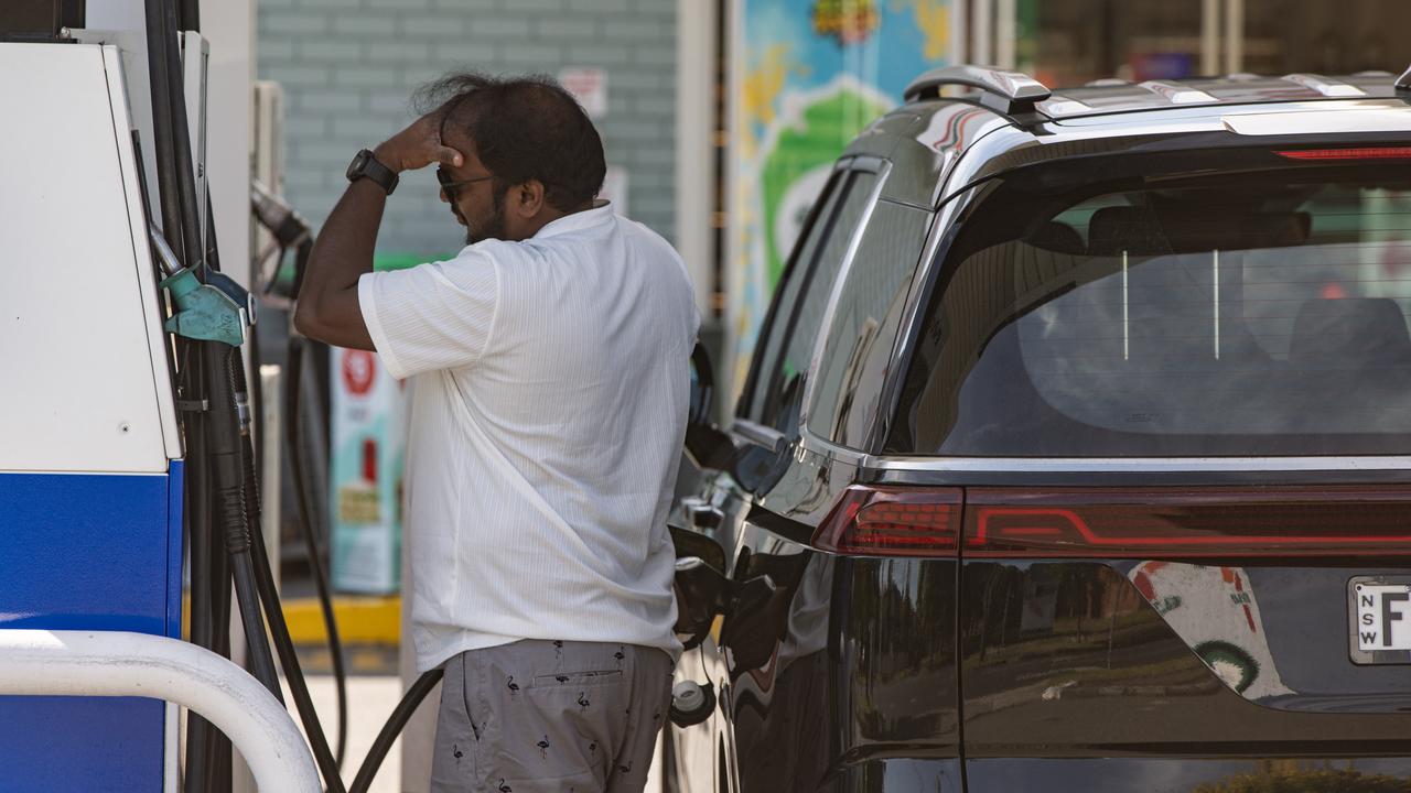 A man putting petrol in his car (file image)