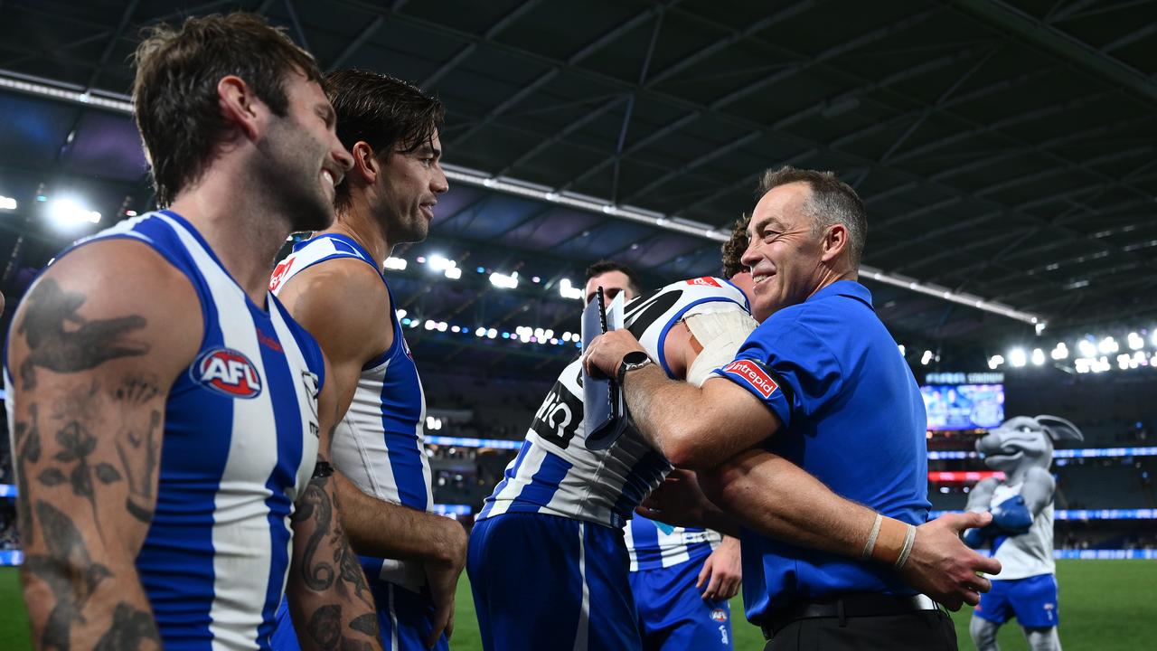 North Melbourne coach Alastair Clarkson