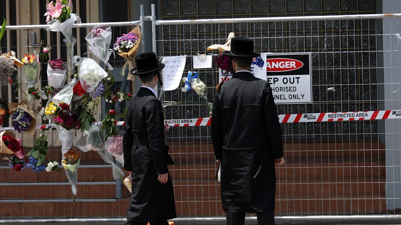 SYNAGOGUE FIRE MELBOURNE