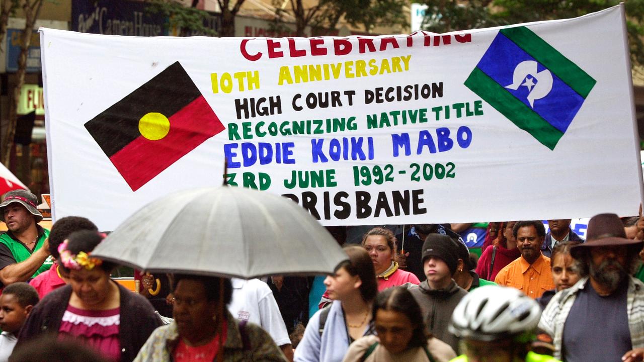 A rally celebrating the Mabo decision (file image)