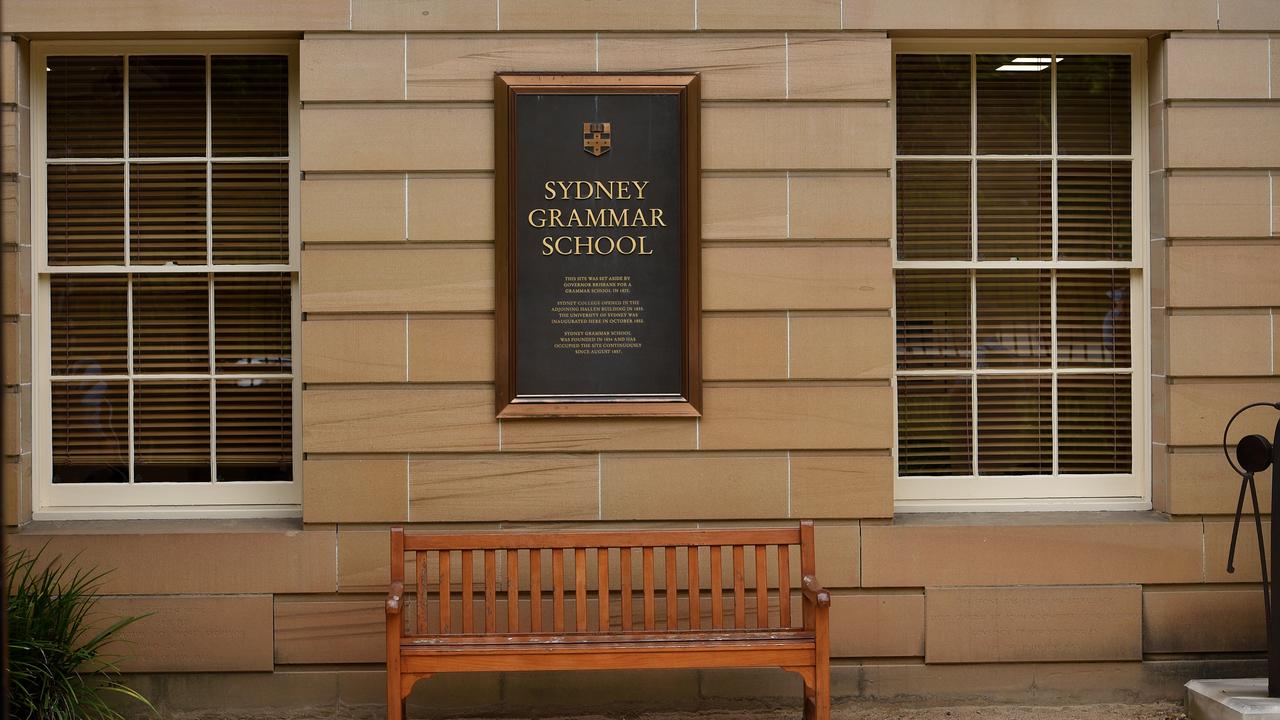 A general view of Sydney Grammar School (file image)