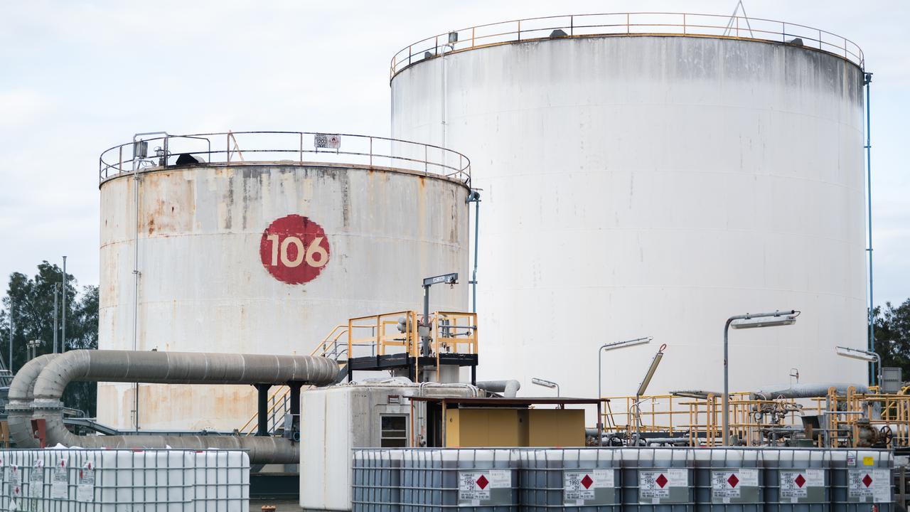 The Mobil Silverwater Oil Fuel Terminal in Sydney (file image)