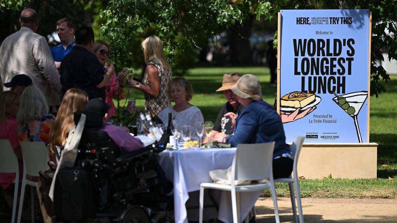 Signage at the World's Longest Lunch