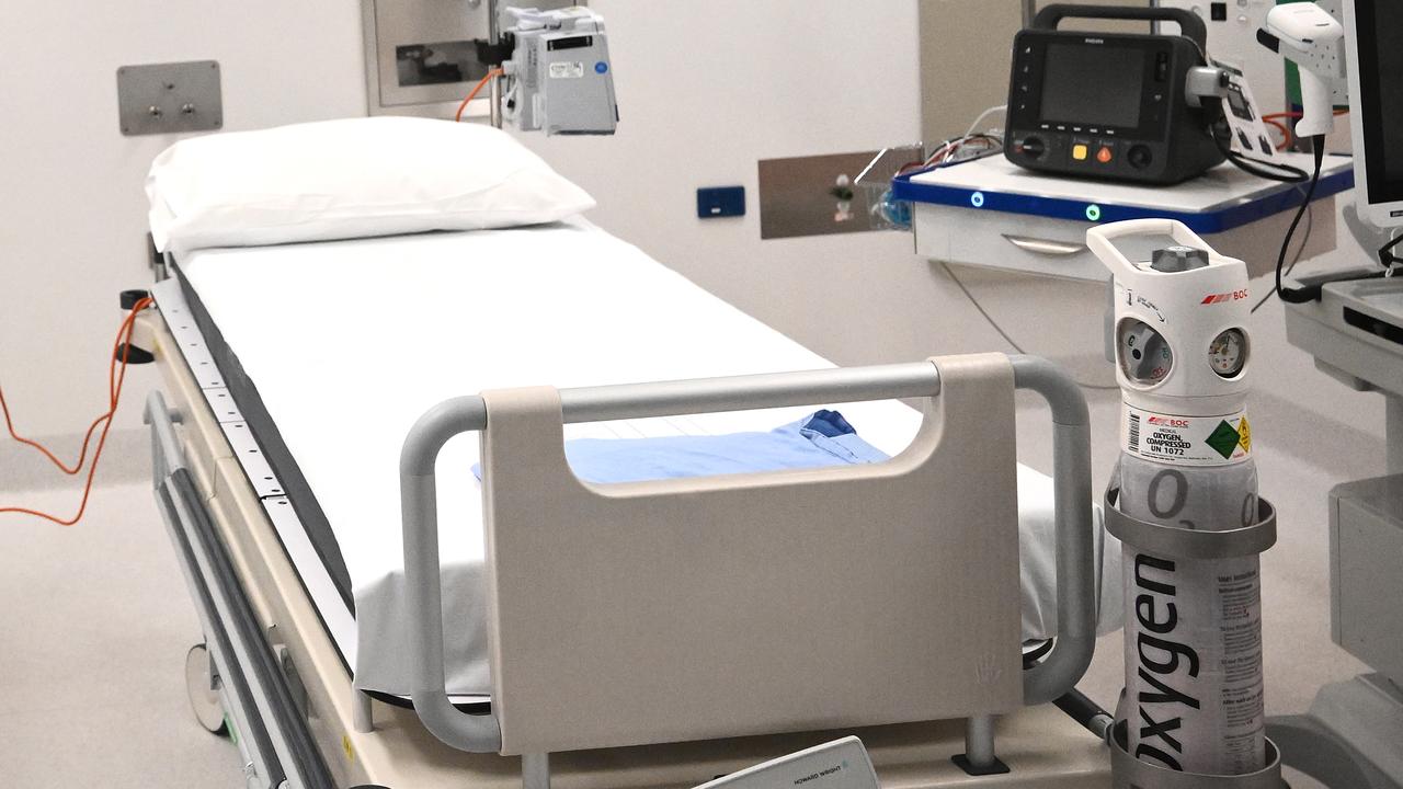 An empty bed in an emergency department